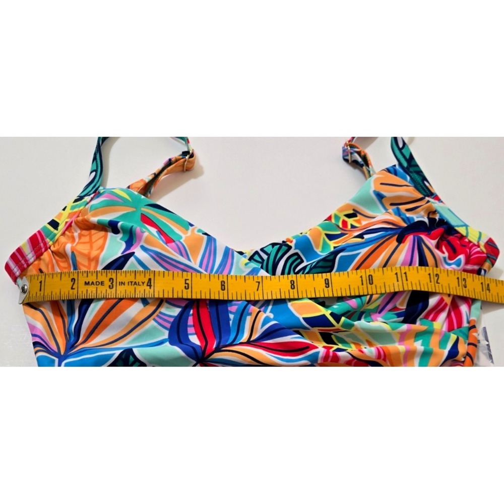 Stella Parker Island Collection One Piece Swimsuit Women's S Multi NWT - Picture 3 of 10